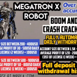 Megatron X Robot MT5๐ฅ UNLIMITED VERSION