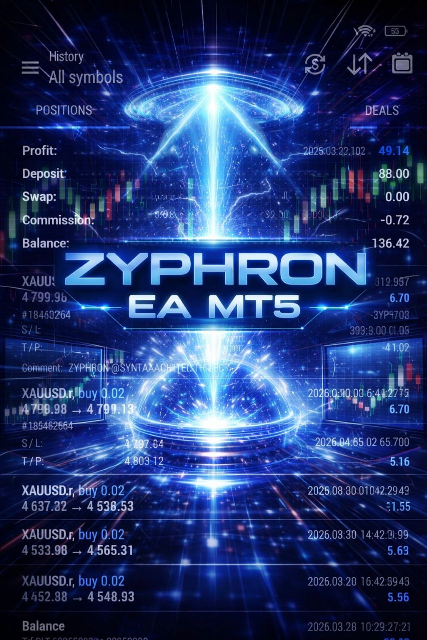 ZYPHRON MT5 EA💥 Unlimited Version #EA #NODLL