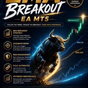 EMA Breakout EA MT5🆒  New Version + setfiles  #MT5 #EA #NODLL